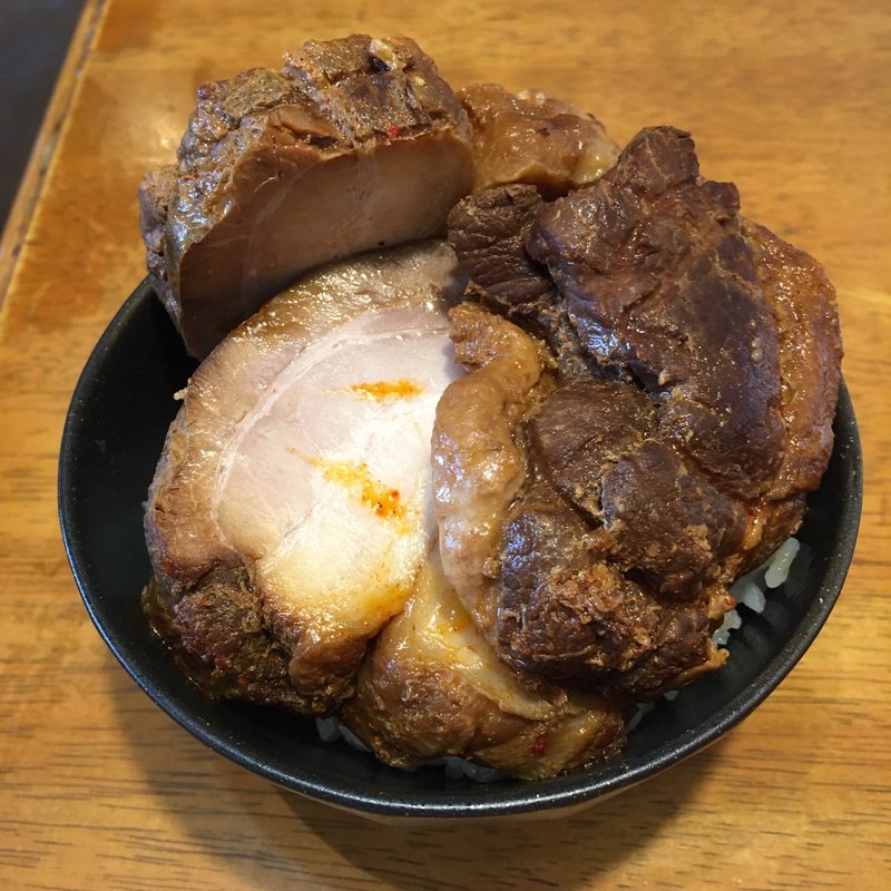 チャーシュー丼(自作丼)(アヒル家)