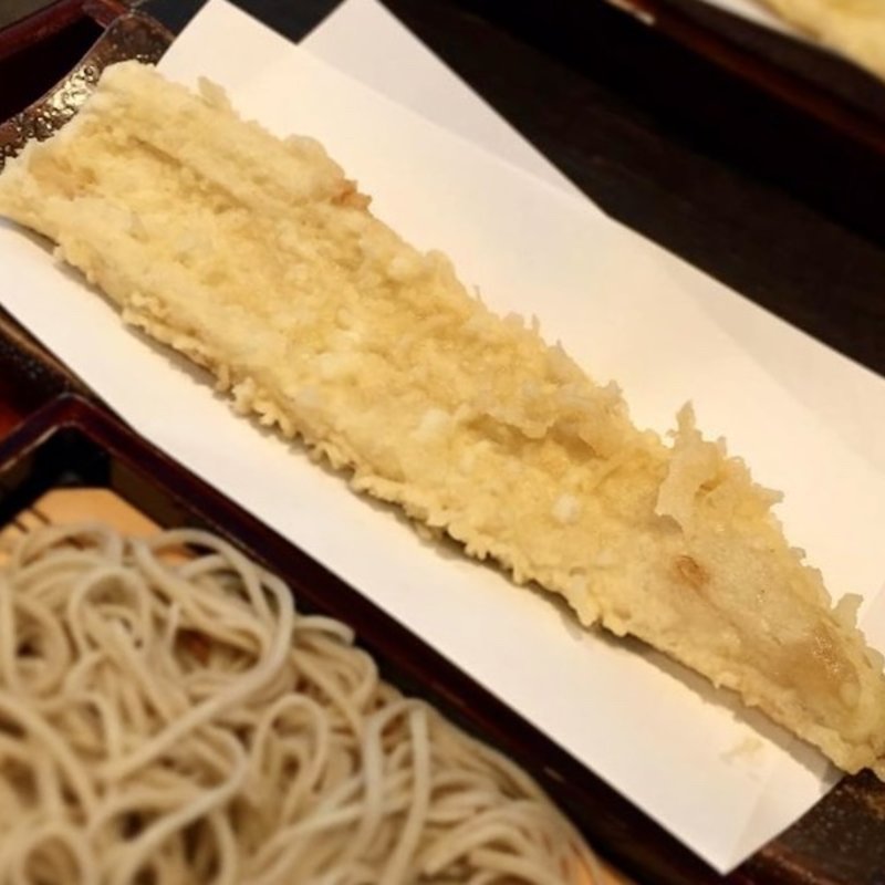 穴子天セット(蕎麦きり吟 )