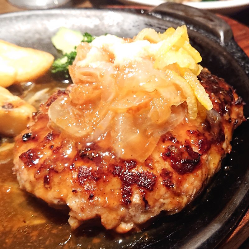 和風ハンバーグ(150g)(ステーキ＆サラダバー食べ放題 あさくま)