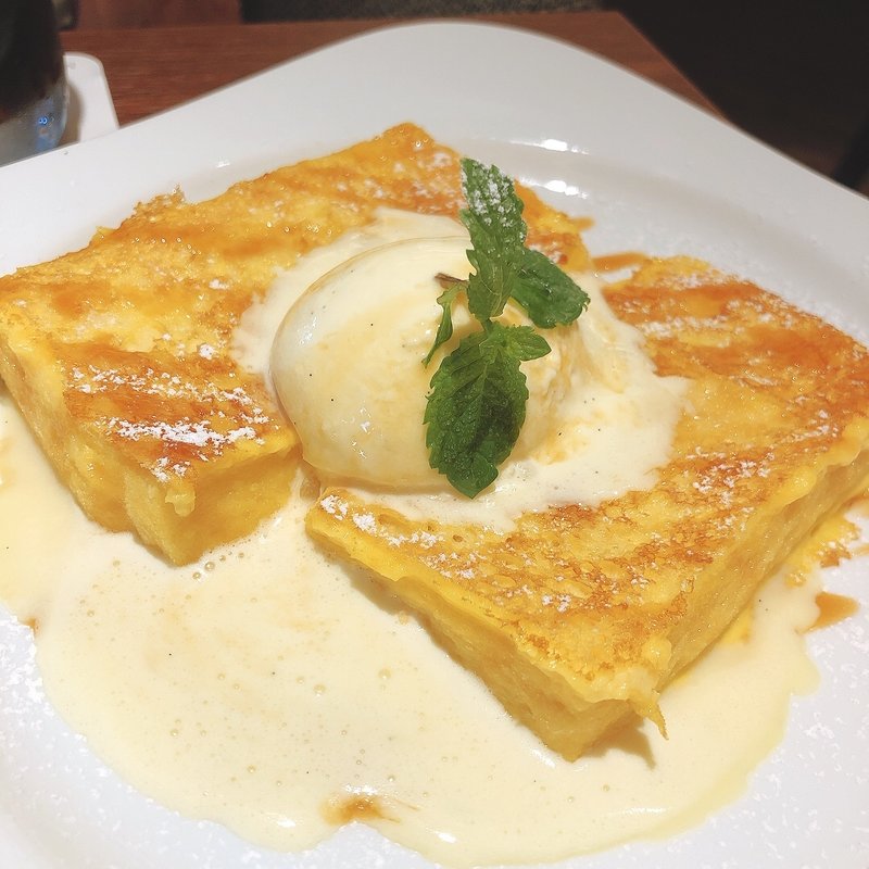 ふわっとろフレンチトースト キャラメルバニラ(むさしの森珈琲 武蔵野西久保店)