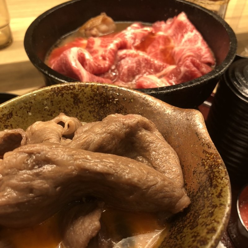 特撰黒毛和牛すき焼き御膳(牛ノ福 クリスタ長堀店)