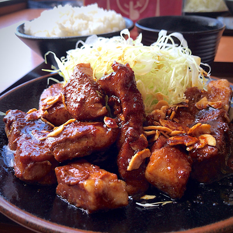 とんテキ定食 並(豚屋とん一 イオンモール石巻店)