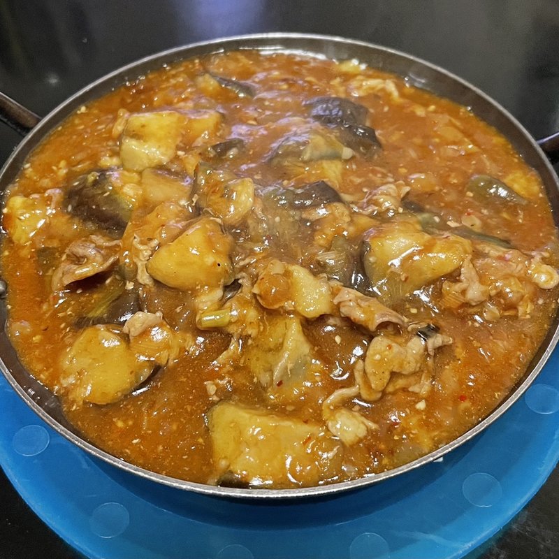 ゴロゴロ麻婆茄子(自宅)