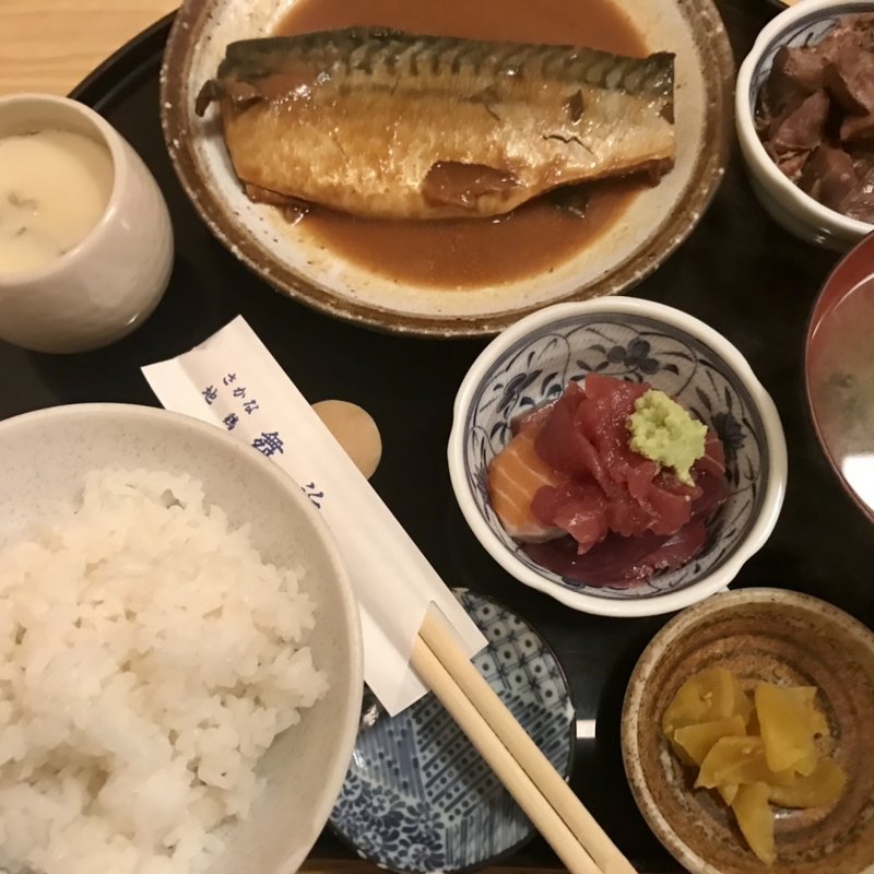 さばの味噌煮定食(魚 地鶏 舞浜)