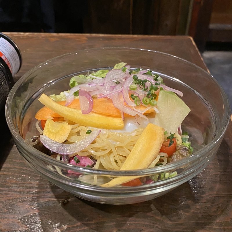 道産子ラーメンサラダ(ハーフ)(毎日！北海道物産展 ネオ炉端 道南農林水産部 新栄店)