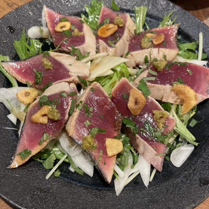 カツオ土佐(酒席まつした)