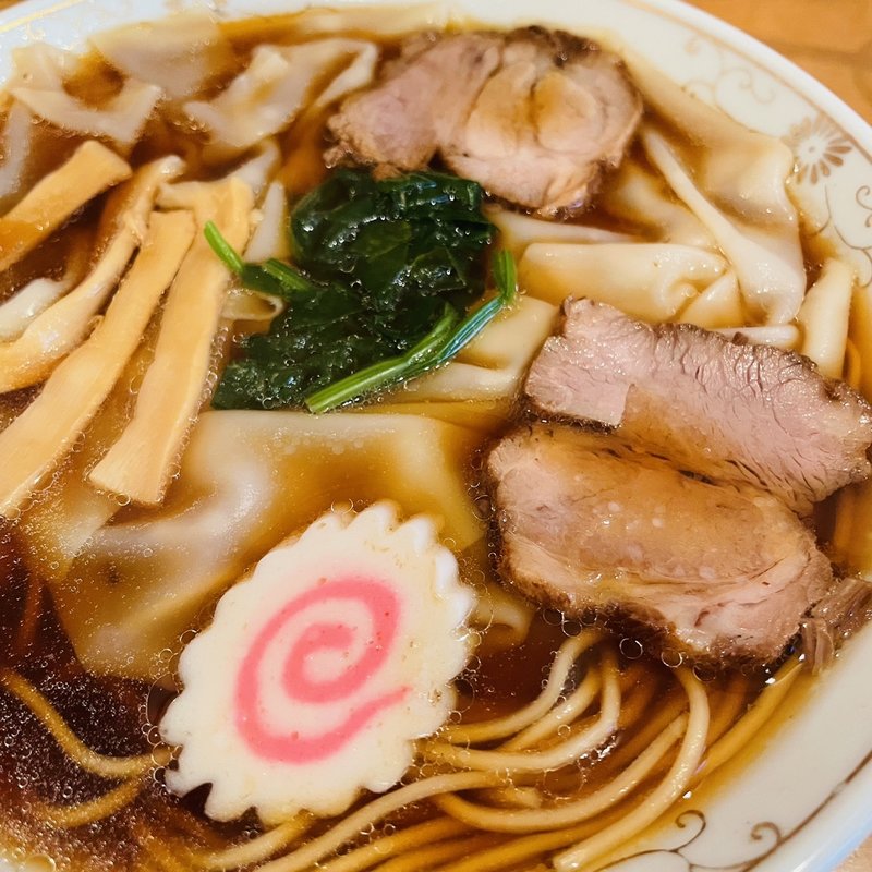 ワンタンメン(中華そば ふくや)