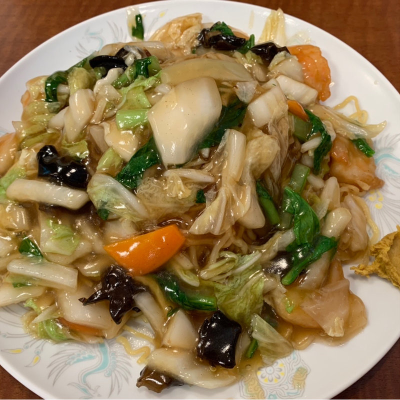 蝦仁炒麺(えびやきそば)(中華菜館 彩中 （サイチュウ）)