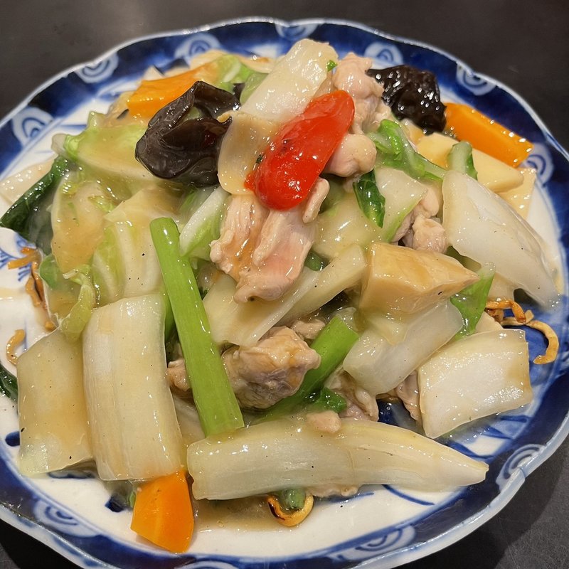 鶏焼きそば(亜細亜)