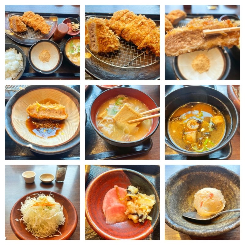 金華豚ヒレカツロースカツ御膳(金華豚料理 平田牧場 極 KITTE丸の内店)