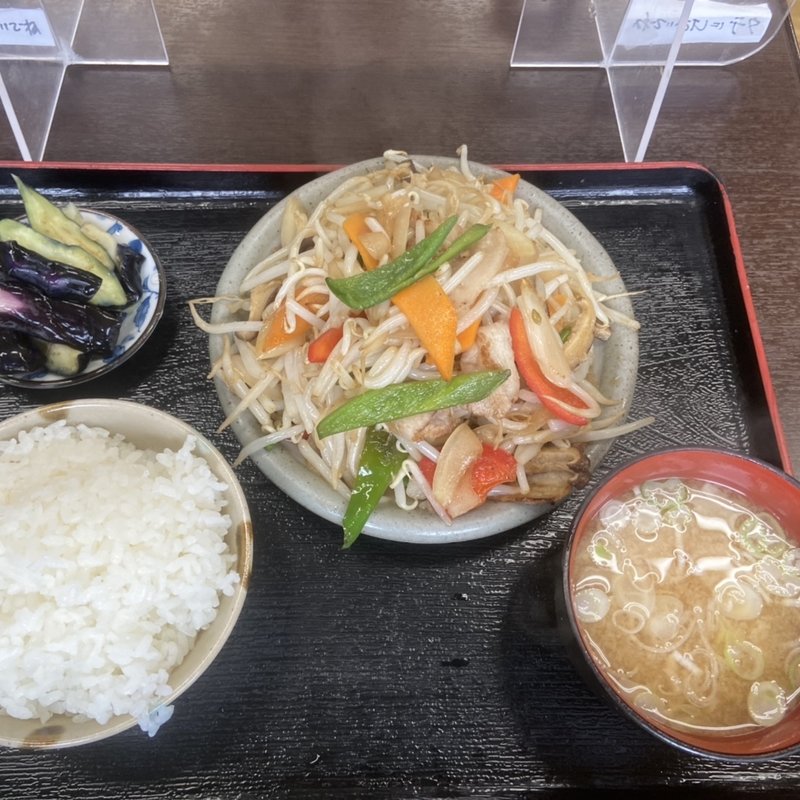 野菜スタミナ定食(丸福)