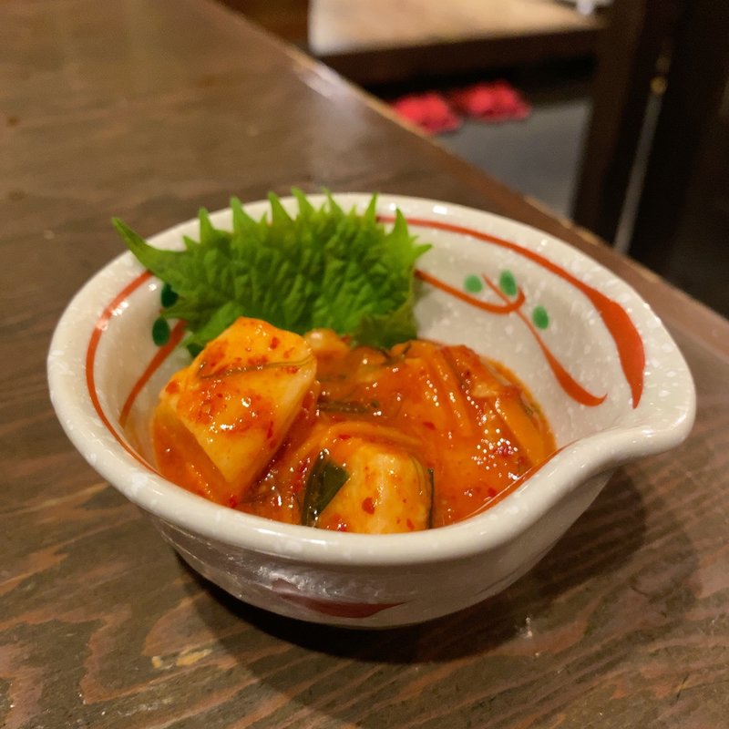 藤石農産さんの長芋キムチ(毎日！北海道物産展 ネオ炉端 道南農林水産部 新栄店)