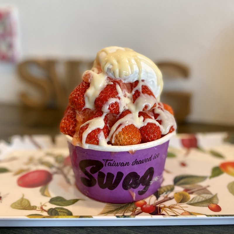 台湾かき氷(生いちご&ミルクホイップ)(Swag)