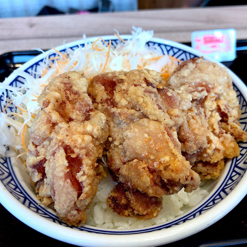 から揚げ丼(吉野家 仙台河原町店 )