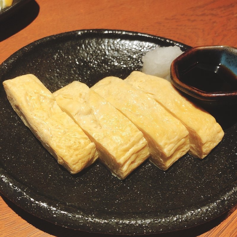 だし巻き玉子(KINKA sushi bar izakaya 六本木)