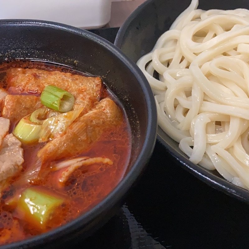 旨辛肉汁うどん　並(武蔵野うどん 藤原 大宮市場店)