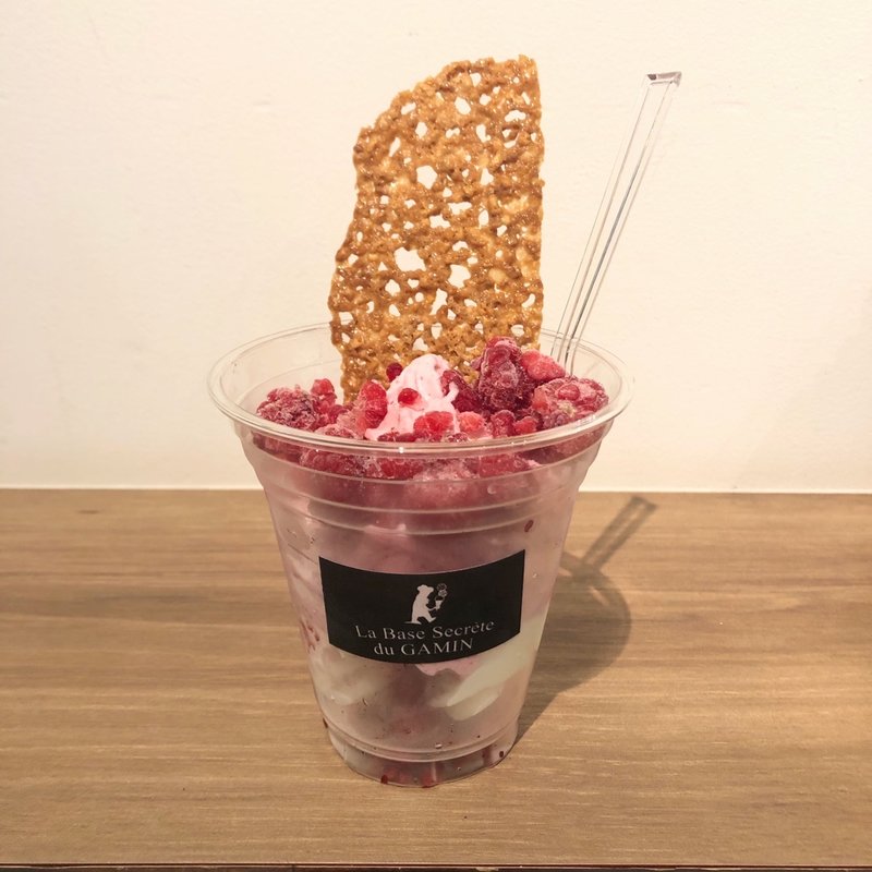 生ソフトジェラート　ラズベリーヨーグルト(La Bace Secrete du GAMIN)