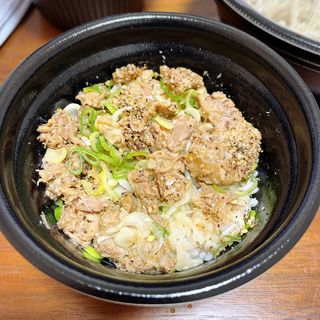 肉ネギ飯(つけ麺専門店 三田製麺所 恵比寿南店)