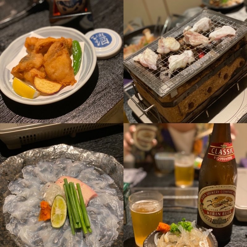 上焼きフグコース(梅田ふぐ乃介)