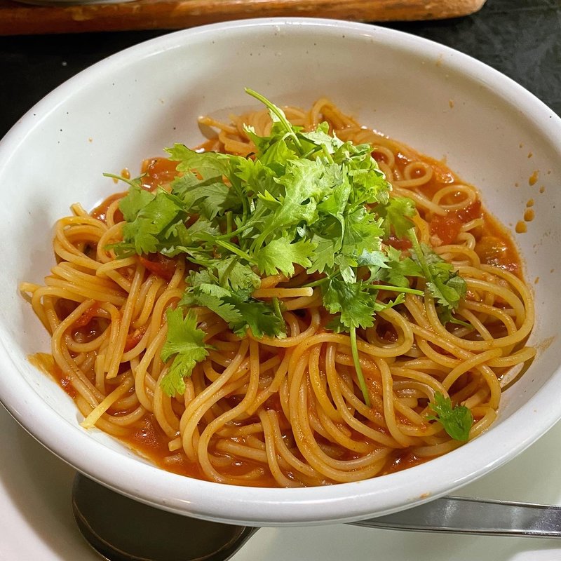 パクチーボンゴレ(るーぱんカフェ 上尾中分店)