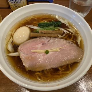 らぁ麺 鶏だし醤油平打ち(想)