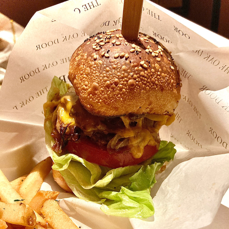 スマッシュ オーク ダブルバーガー(ステーキハウス オークドア)