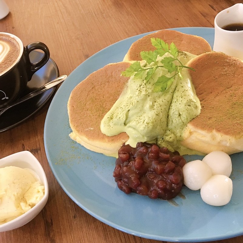 抹茶パンケーキ(カフェ スピコ(spico))