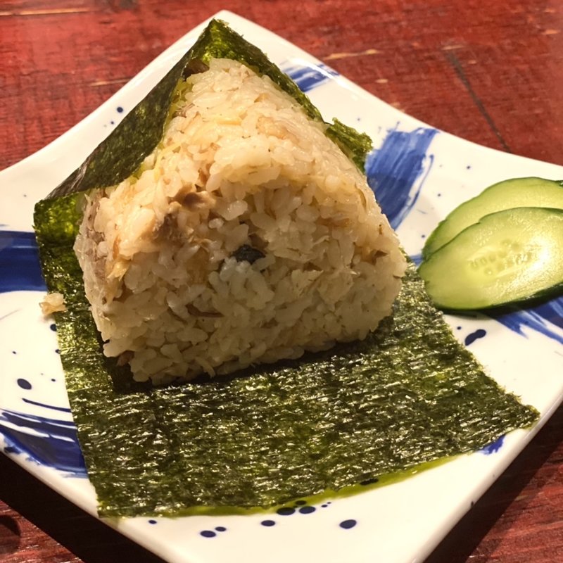 赤星 離 鯖チャーシューおにぎり(炭おやじ)