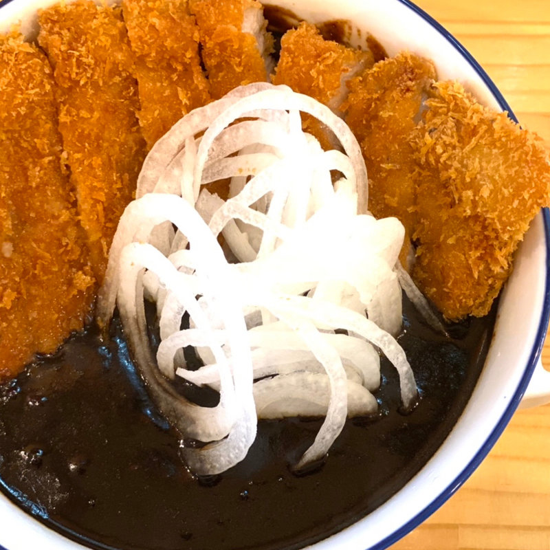 カツカレーラーメン(キッチン カフェ メイ（Kitchen Cafe May.t）)