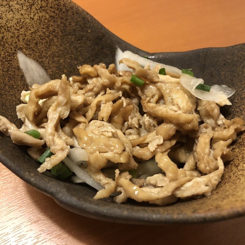 あや鶏特製 鶏皮煮込み(居酒屋 鶏くる 西鉄久留米駅前店)