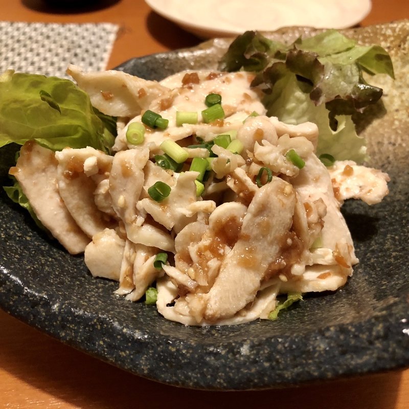 蒸し鶏の油淋鶏ソース(居酒屋 鶏くる 西鉄久留米駅前店)