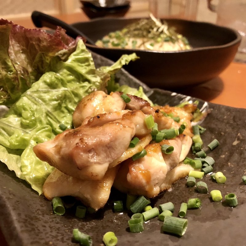 若鶏のサッパリ葱塩焼き(居酒屋 鶏くる 西鉄久留米駅前店)