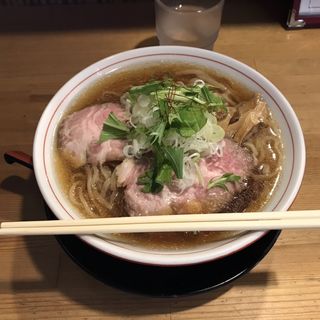 ｶﾏｽ煮干し冷やし醤油らぁ麺(GAGA中村商店)