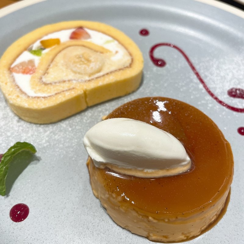 ハーフスイーツ2種＋コーヒーor紅茶(キハチ カフェ 日比谷シャンテ)