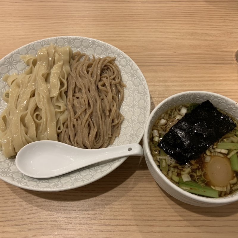 味玉合盛りつけ麺(麺や麦ゑ紋（ムギエモン）)