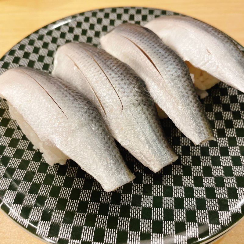 こはだ(回転寿司 うずしお 若鶏時代なると 高島店)