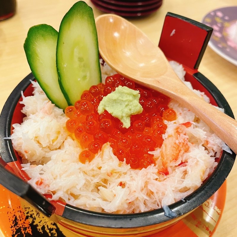 二色丼(回転寿司 うずしお 若鶏時代なると 高島店)