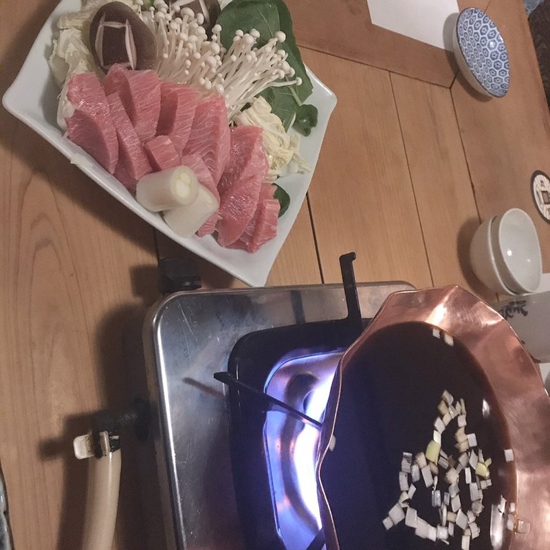 江戸名物　江戸ねぎま鍋(二人前)(浅草一文 本店（あさくさいちもん）)