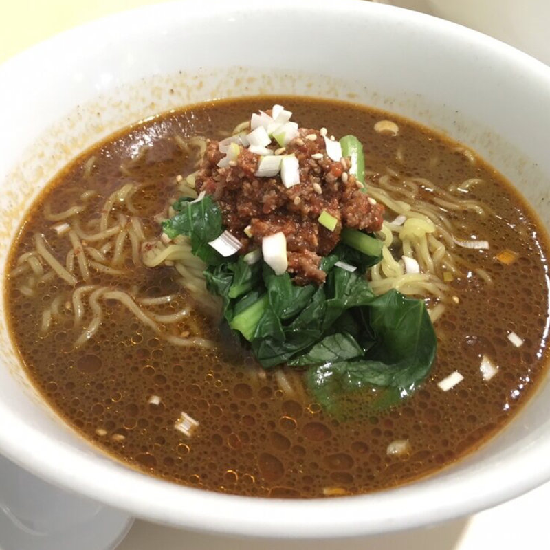 黒胡麻坦々麺(海鮮餃子 帆船 イオン横浜新吉田店 （ジャンク）)