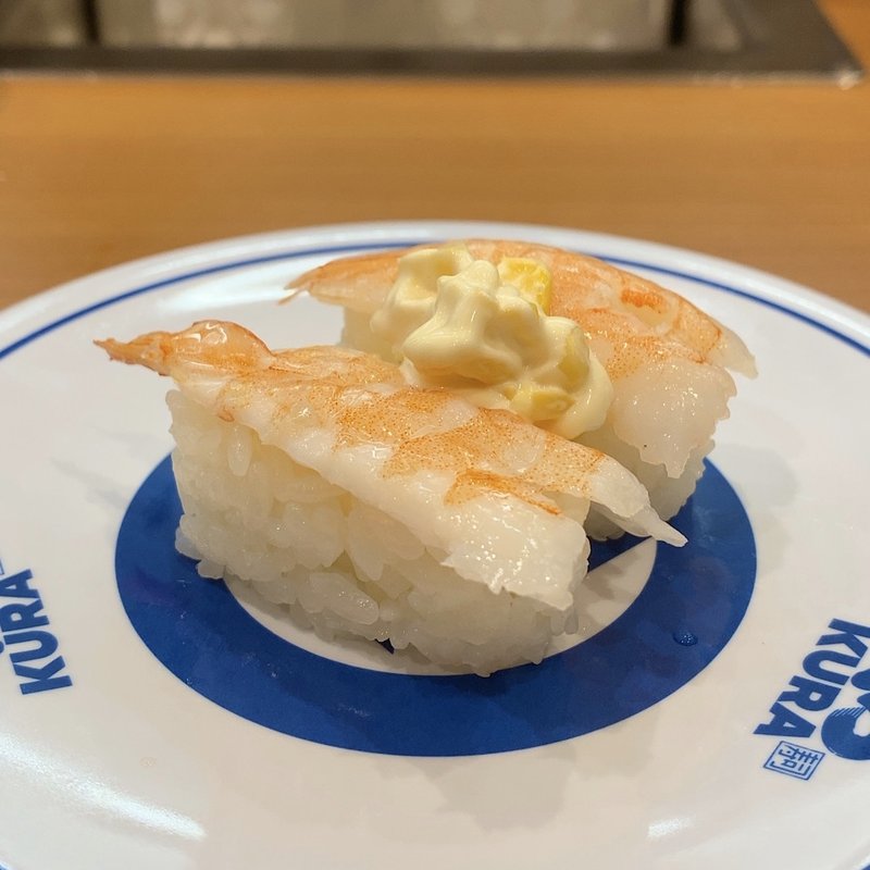 えびコーンマヨ(くら寿司 名古屋新栄店)