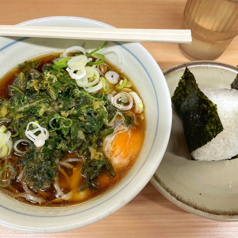 春菊天卵蕎麦(笠置そば 深川店 )