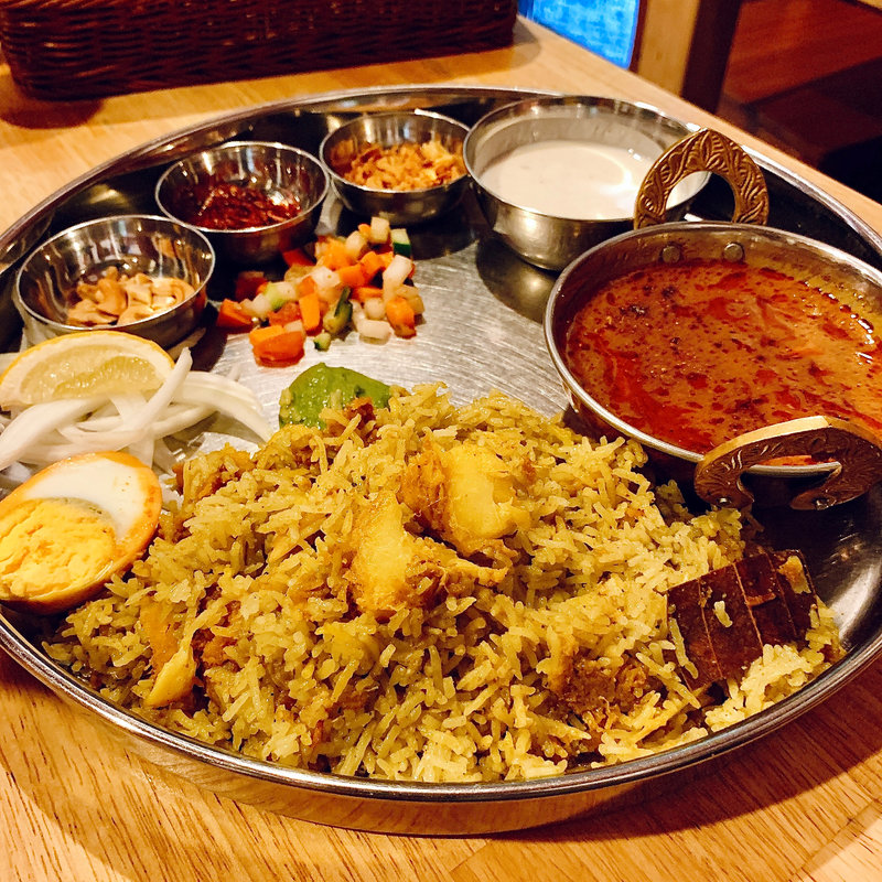 白身魚とアサリのビリヤニ(ダイヤモンドビリヤニ)