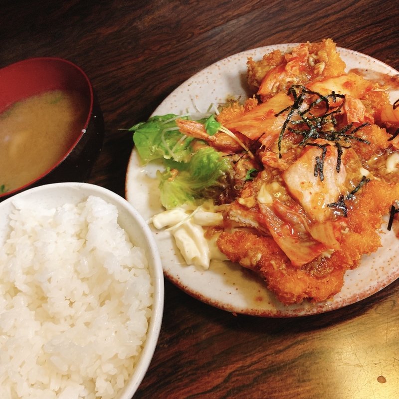 嫁vs姑物語定食(とんかつ いわしろ)