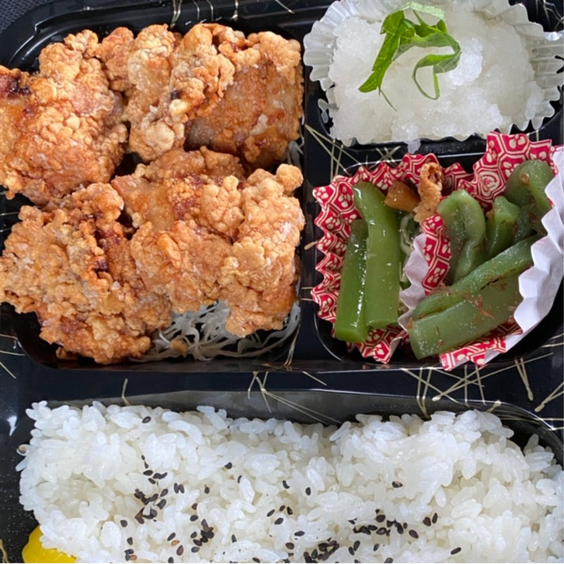竜田おろしポン酢弁当(鳥せい 八幡店)