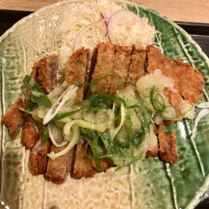 牛ロースカツ膳(牛カツ京都勝牛 名古屋伏見)