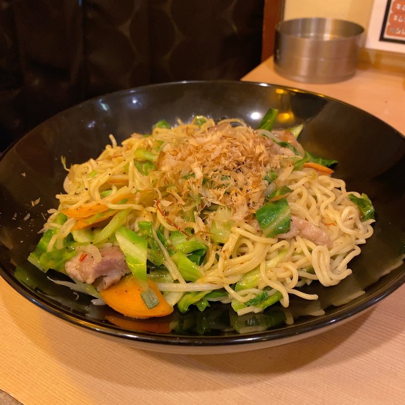 締めの塩焼きそば(元祖 とり金)