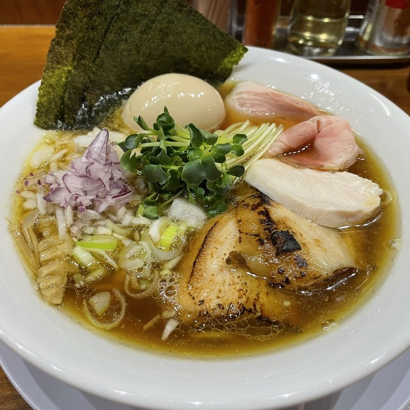 特製煮干しそば(中華そば つけ麺 百日紅 新宿店)