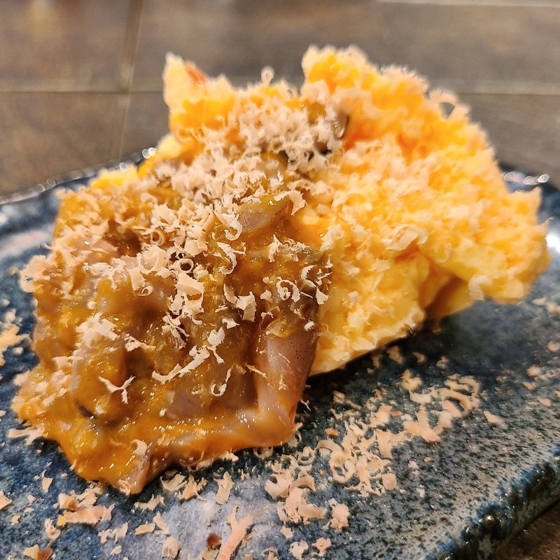 塩辛ポテトサラダ(肉蕎麦トムラウシ)