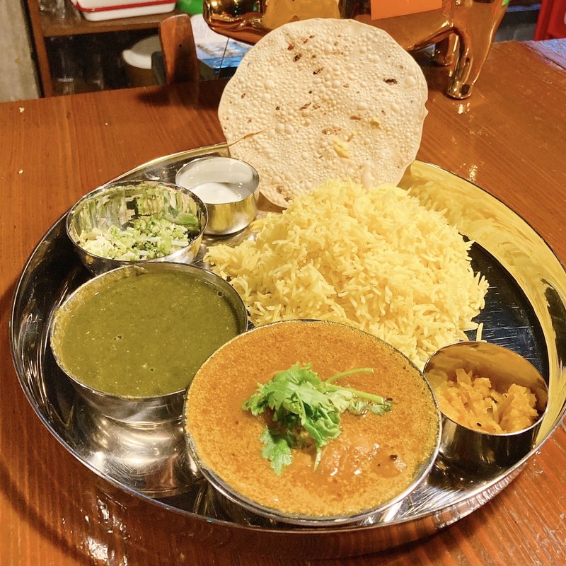 9月のメニュー【Tamil Nadu Non Veg Plate】(スパイスフード black grape)