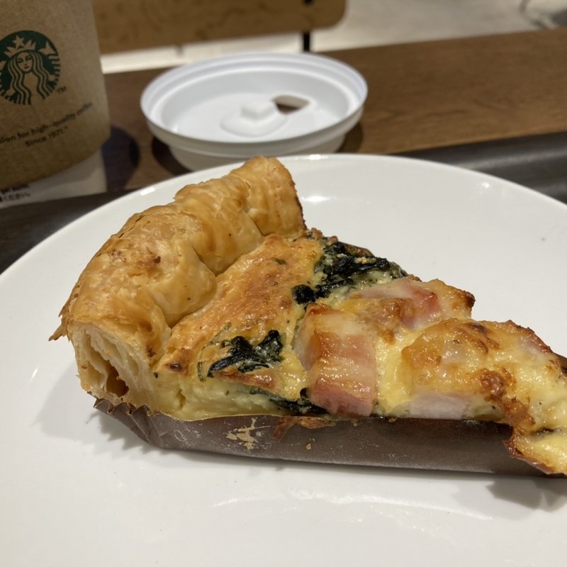 ベーコンとほうれん草のキッシュ(スターバックスコーヒー　葛西臨海公園駅店)